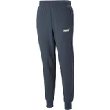 Puma Moške hlače HLAČE M ESS+ 2 Col Logo Pants Temno modra