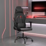  Igraća stolica od umjetne kože crna | shoptok.hr