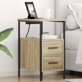 vidaXL Noćni ormar sonoma hrast 30 x 48 x 61 cm Konstruirano drvo Cijene