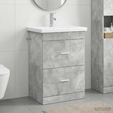  Set namještaja za kupaonicu Betonska siva 61 x 40 x 84,5 cm | shoptok.hr