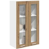 vidaXL viseći ormarić s policom riga umjetnički hrast 60 x 31 x 100 cm | shoptok.hr