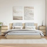  Noćni ormarići hrast 2 kom boja hrasta 40 x 35 x 62,5 cm drveni | shoptok.hr