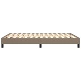  Za krevet s oprugama smeđesivi 140 x 190 cm od tkanine | shoptok.hr