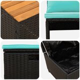  Zunanja garnitura za sedenje 4 -Seater 4 pcs 55 x 30 x 39 cm, (5000273068) | Shoptok.si