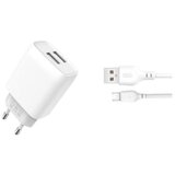 XO 2-port USB wall charger L57 2.4A + lightning... | Eponuda.ba