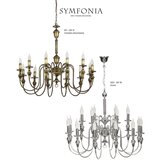 Jupiter 1423 - luster na lancu symfonia 12xE14/40W/230V | Eponuda.com
