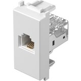 Tem Čatež telefonska utičnica Modul (Bijele boje, RJ11, Vrsta priključka: CAT3) | shoptok.hr