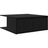 vidaXL Stolić za kavu Crni hrast 80 x 80 x 31 cm Konstruirano drvo | shoptok.hr