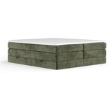 Maison de Rêve Tamno zeleni boxspring krevet s prostorom za odlaganje/bez uzglavlja 200x200 cm Juniper – | shoptok.hr