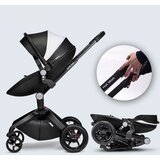 Hot Mom kolica za bebe black 2U1 sportsko sediste+korpa F022BLACK cene