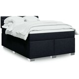  Krevet s oprugama i madracem crni 140x200 cm od tkanine | shoptok.hr