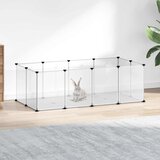  Kavez za male životinje prozirni 144 x 74 x 46,5 cm PP i čelik | Eponuda.com
