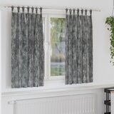 vidaXL žametne zavese 2 kosa z očesci sive 175x140 cm | Shoptok.si