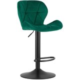 West barska stolica - baršunasto zelena/crna baza | shoptok.hr