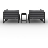 Bessagi Garden Lounge Garnitura Valentina, Temno Siva, 5-Delni Set | Shoptok.si