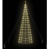 vidaXL LED božično drevesce med 800 LED Toplo bela 400 cm elezo | Shoptok.si