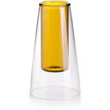 Ivv vaza Double h18,5cm, jantar, borosilikatno steklo | Shoptok.si