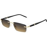 Mont Blanc MB0484S 002 ONE SIZE (54) Zlata/Siva Cene