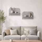  Zidna polica 2 kom. 80.5 x 13.5 x 37.5 cm | shoptok.hr