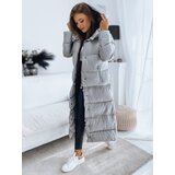 DStreet Płaszcz/kurtka damska INKA PREMIUM srebrna | shoptok.hr