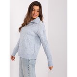 Wool Fashion Italia Sweater-AT-SW-2349-2.27-cyan | Shoptok.si