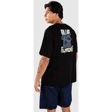 Blue Flowers In Bloom T-shirt black Cene
