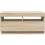 TV ormarić s LED svjetlima boja hrasta sonome 80x35x40 cm | shoptok.hr