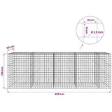  Gabion s žicom debljine 3 5 mm i mrežom 10x10 cm 450x50x150 cm - 50 cm 150 cm 450 cm | shoptok.hr