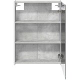  Kupaonski ormar s ogledalom Betonski sivi 53,5 x 15,5 x 70 cm | shoptok.hr