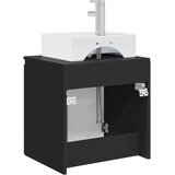  Umivaonik s policom Crna 49,5 x 41 x 62,5 cm Konstruirano drvo | Eponuda.com