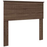  Okvir za krevet s uzglavljem Smeđi hrast 100 x 200 cm | shoptok.hr