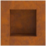  Ognjište Kvadratno 80x80x40 cm Odporna čelika | shoptok.hr