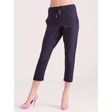 Yups Navy pants 7/8 with white pinstripes