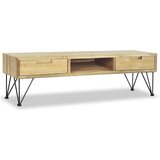 Maison Chic TV omarica - TV stojalo - Televizijska omarica 120x35x35 cm trdna tikovina, (21699802) Cene