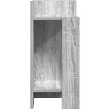 vidaXL Stranske mize s polico 2 kosa siva sonoma 25,5x27x60 cm | Shoptok.si