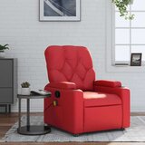vidaXL Masažni naslanjač rdeče umetno usnje, (20921330) | Shoptok.si