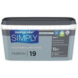 SWINGCOLOR NOTRANJA DISPERZIJSKA BARVA SIMPLY ŠT.19 (1 l, svetlo modra) | Shoptok.si