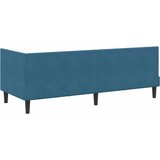  Kutni okvir kreveta s uzglavljem Plava 80 cm x 200 cm Baršun | shoptok.hr