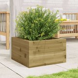  Vrtno cvetlično korito 40x40x23 cm impregnirana borovina | Shoptok.si