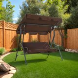 vidaXL vrtna gugalnica kavno rjava 170x110x153 cm | Shoptok.si