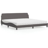  s madracem Dover sivi 200 x 200 cm od umjetne kože | Eponuda.com