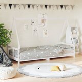Maison Chic Otroški posteljni okvir - Otroški ležaj bel 80x200 cm trdna borovina-J2716, (21794194) | Shoptok.si