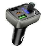 transmiter Bluetooth sa USB+Type-C punjaćem BOROFONE BC38 Flash Energy PD20W+QC3.0 car TF card playback black