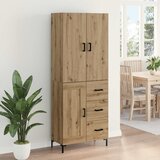  Highboard Umjetnički hrast 69,5 x 34 x 180 cm Konstruirano drvo | shoptok.hr