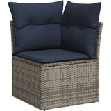 vidaXL 6-dijelni set vrtnih sofa od poliratana s jastucima sivi | shoptok.hr