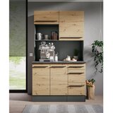 MID.YOU BIFE OMARA antracit, hrast artisan | Shoptok.si