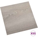  Podne daske 55 pcs Sivo-smeđa 5 11 m² PVC - boja drva | shoptok.hr