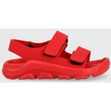 Birkenstock Otroški sandali rdeča barva