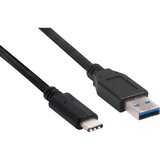 Club3d USB kabel USB 3.2 gen. 1 (USB 3.0) USB-C® vtič\, USB-A vtič 1.00 m črna CAC-1523, (20416443) | Shoptok.si
