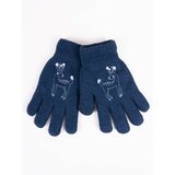 Yoclub Kids's Gloves RED-0201G-AA5A-003 Navy Blue Cene'.'